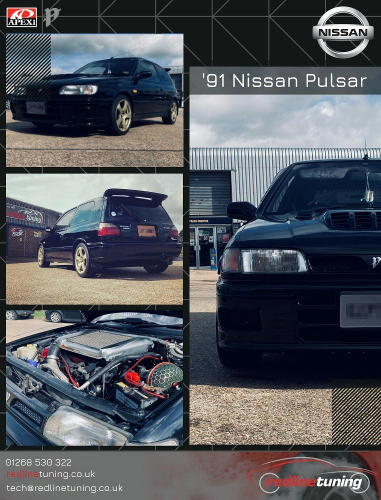 '91 Nissan Pulsar | APEX'i Power FC Installation & Tune Over 320HP found in the R32's little brother. Redline have undertaken an APEX'i Power FC installation & tune - and we're chuffed with the results...
