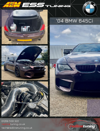 '04 BMW V8 645Ci | Unichip & Water Methanol Tuning The next tuning phase for this crazy 600HP 6 series is installing a wet wipe dispenser in the passenger side door. Water Methanol controlled & supercharged. Hold on...