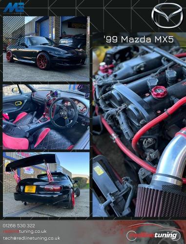 Turbo Converted Mazda MX5 | ME221 ECU Tuning Big wing, big power. Sometimes, a good tune is all it takes...
