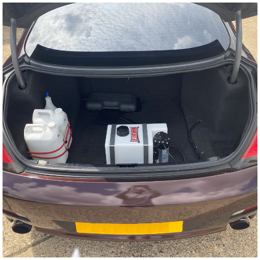 BMW 645ci water methanol injection kit at redline tuning