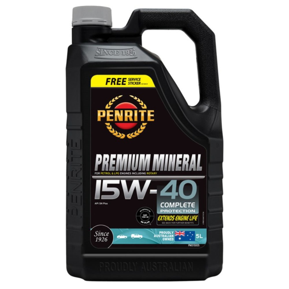 Penrite| Premium Mineral 15W-40| Mazda Rotary | 5L