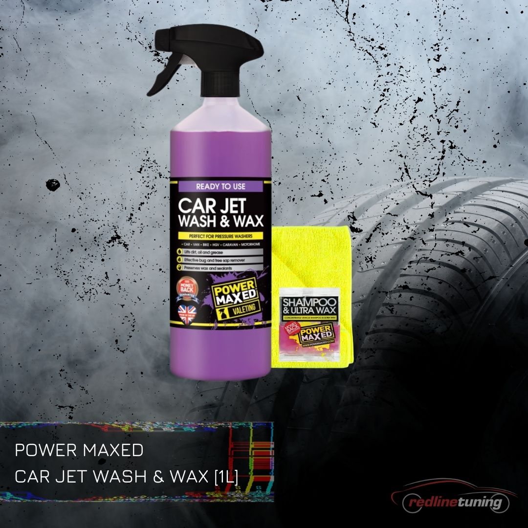 Power Maxed Car Jet Wash & Wax +Free Micro fibre,Shampoo & Ultra Wax 
