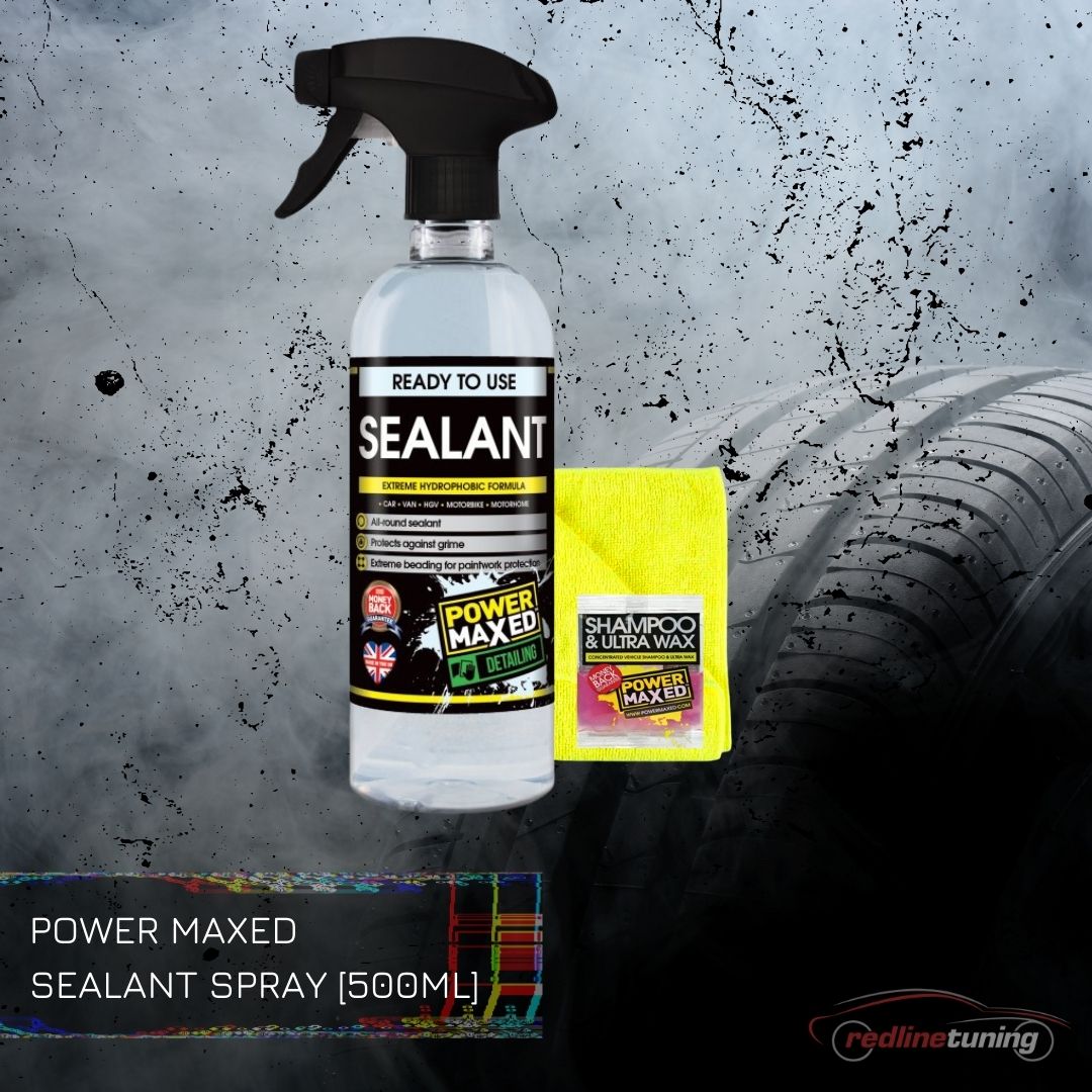 Power Maxed Sealant 500ml + Free Micro fibre,Shampoo & Ultra Wax. aqua wax demon