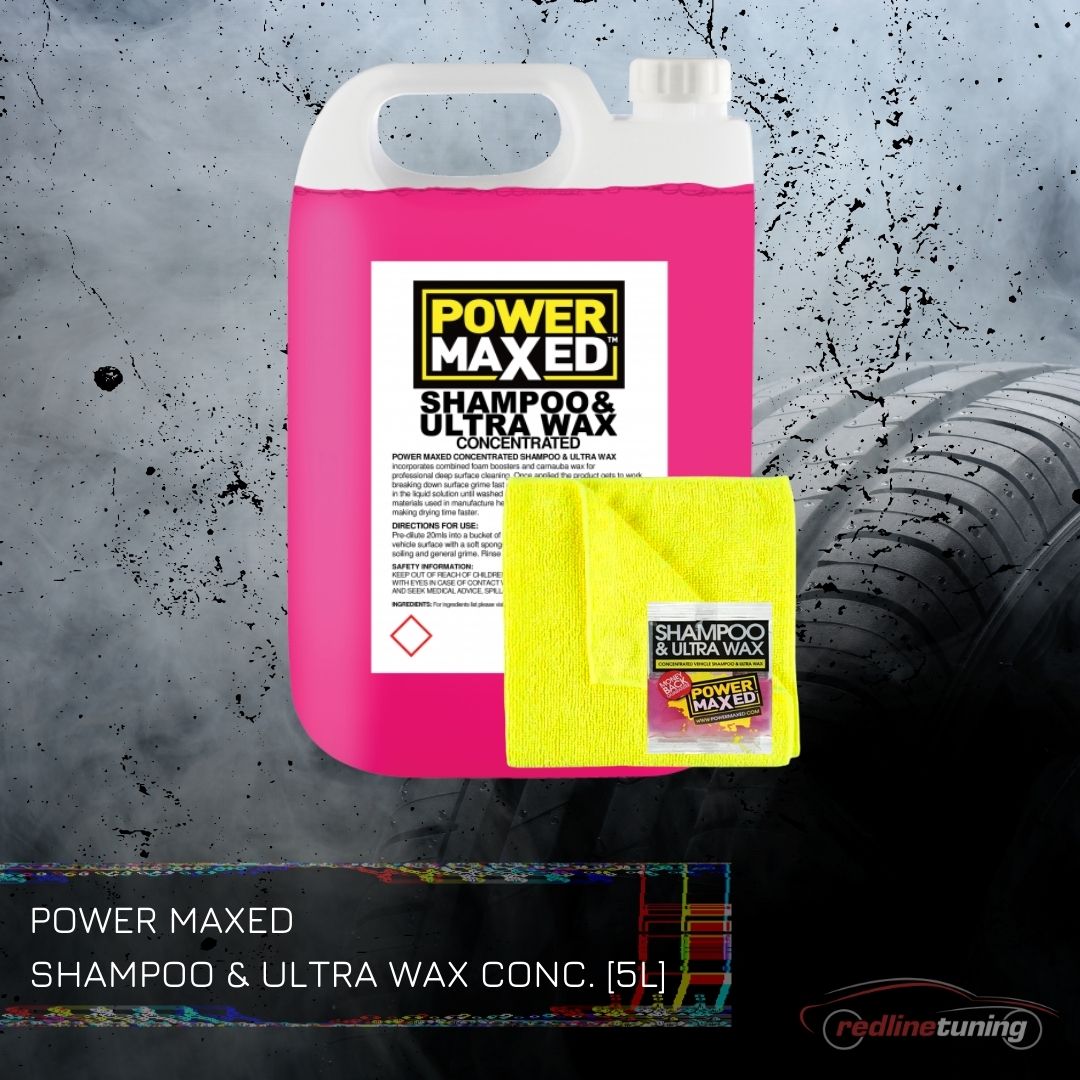 shampoo ultra wax power maxed 5l free