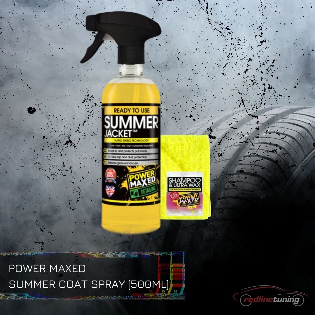 Power Maxed Summer Jacket 500ml + Free Micro fibre cloth & Shampoo Ultra Wax 