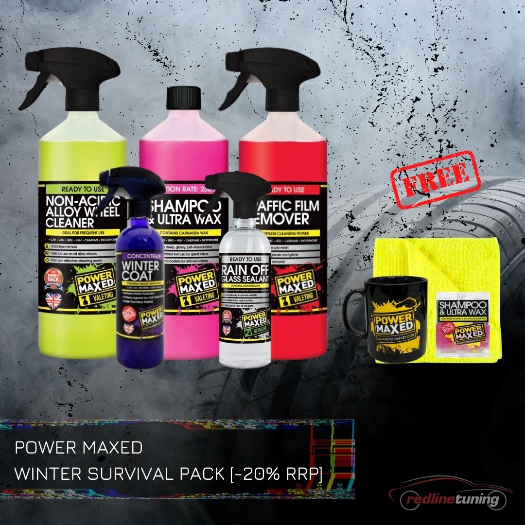 Power Maxed Winter Survival Pack,TFR,ALLOY WHEEL,SHAMPOO,WINTER COAT SEALANT,WAX