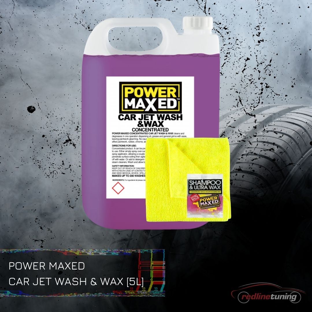 Power Maxed Car Jet Wash & Wax (5L)