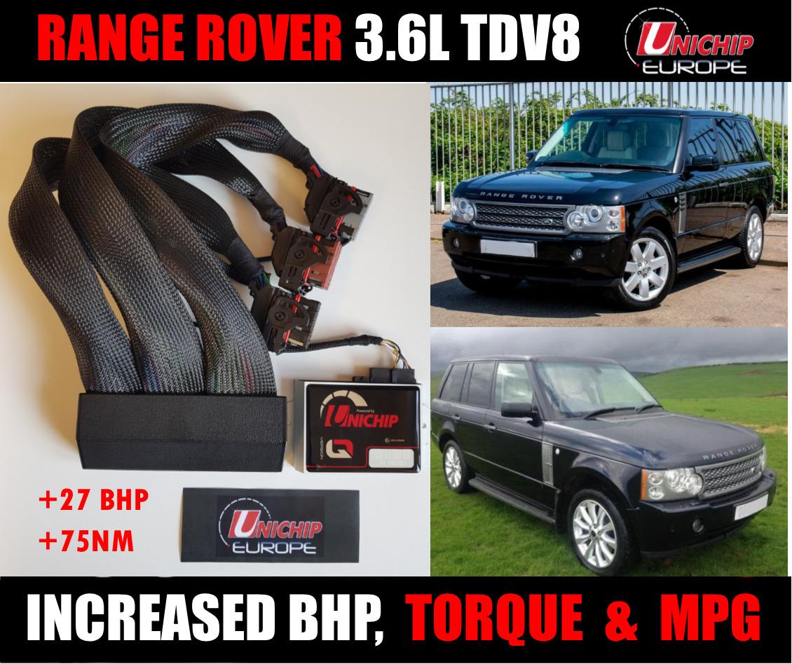 RANGE ROVER 3.6 TDV8 UNCHIP PLUG & PLAY POWER UPGRADE, REMAP INCREASE BHP TORQUE